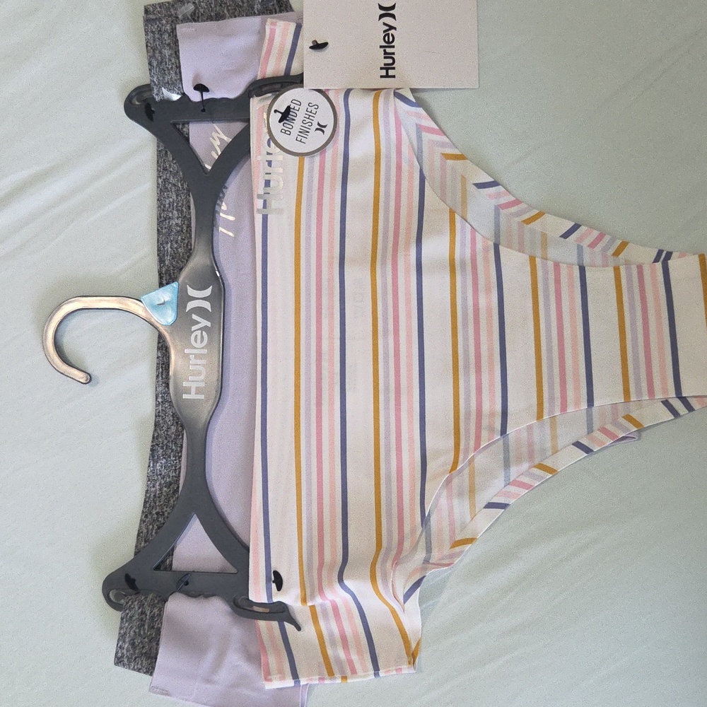 Hurley L Tropic Orchid Purple Hipster Underwear Accessories
